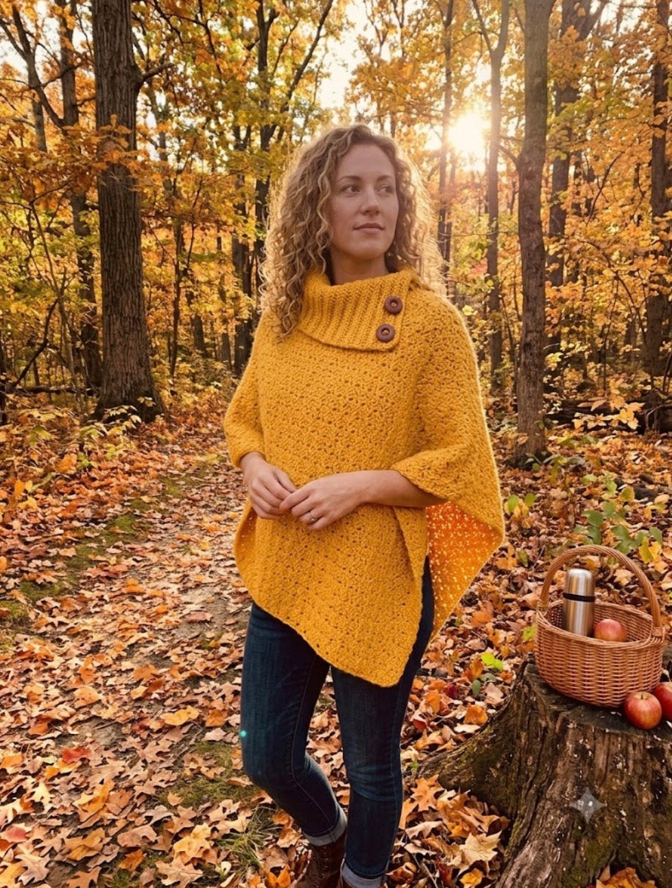 Hand Crocheted Poncho