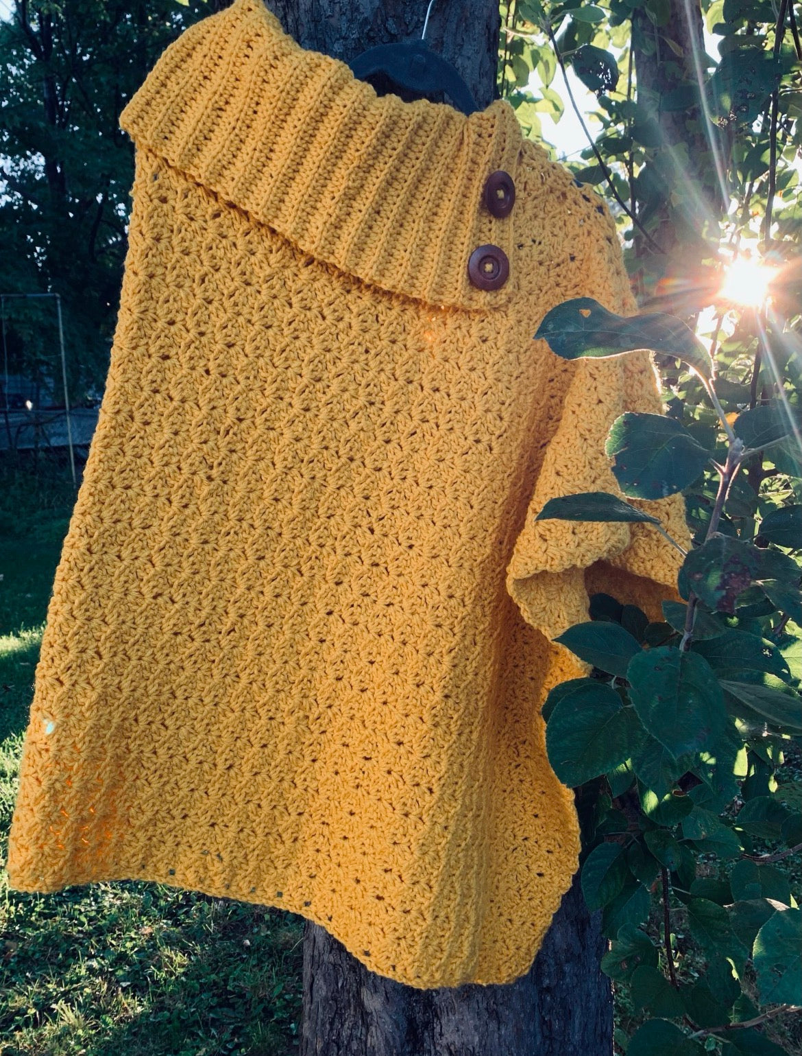 Hand Crocheted Poncho