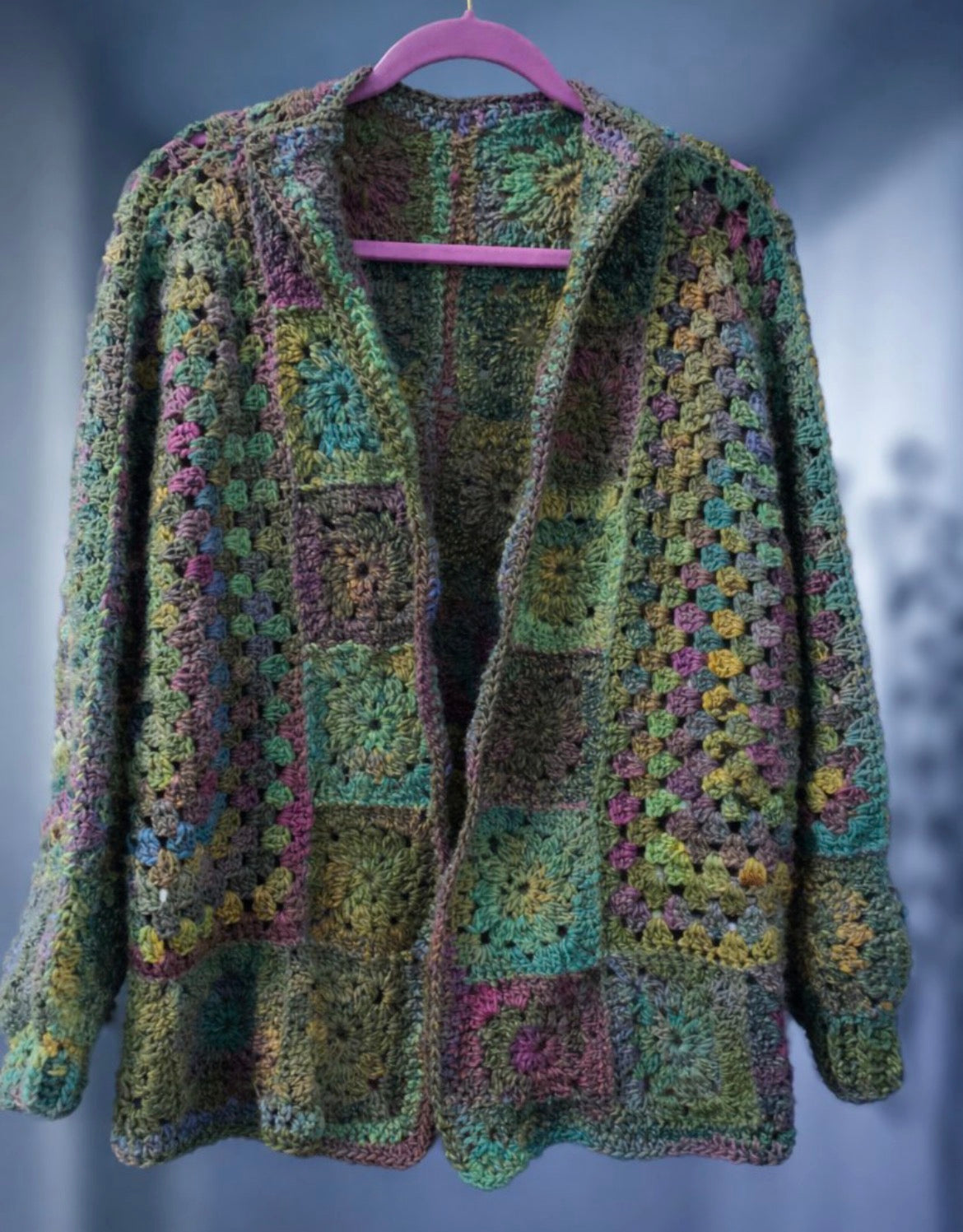 Half Granny Half Hexi Cardigan