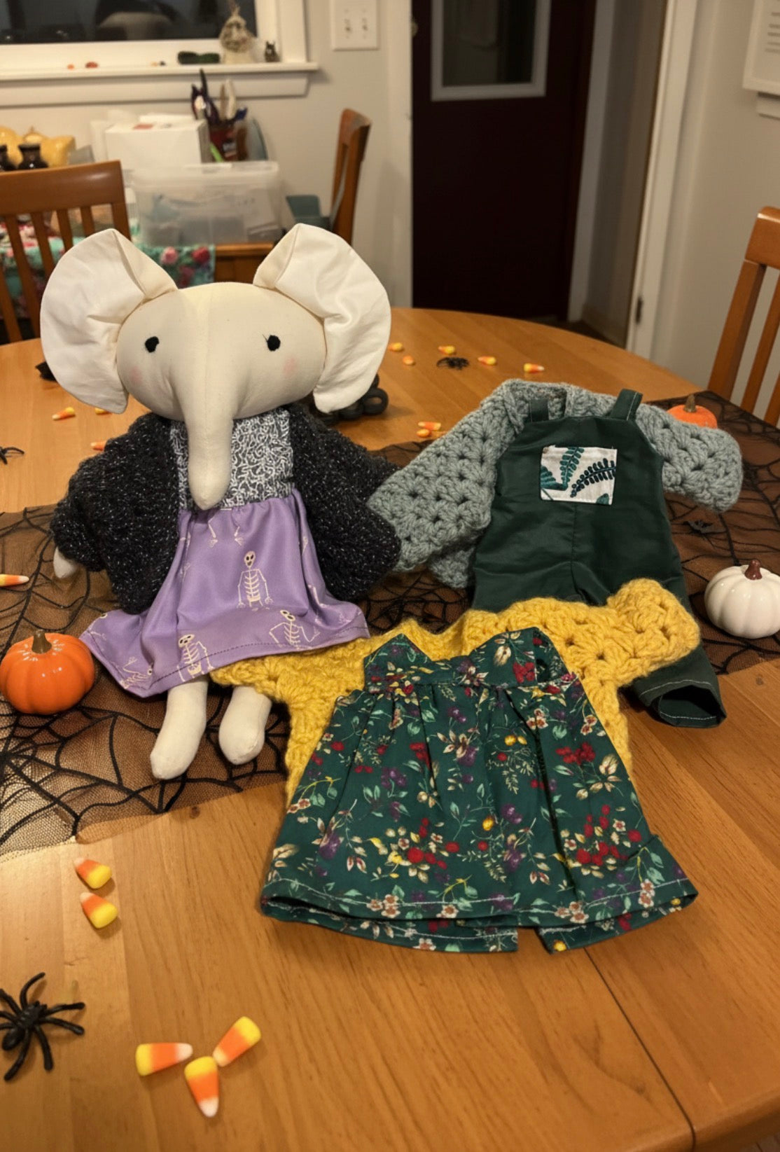 Hand Sewn Elephant Doll