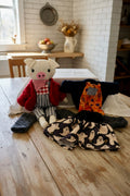 Hand Sewn Piglet Doll with Extra Outfits